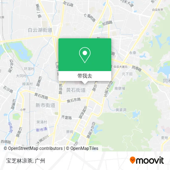 宝芝林凉茶地图