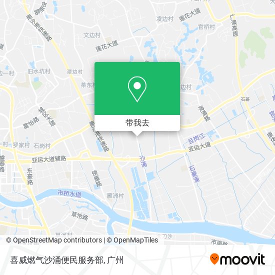 喜威燃气沙涌便民服务部地图