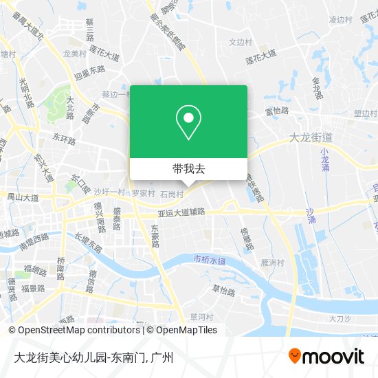 大龙街美心幼儿园-东南门地图