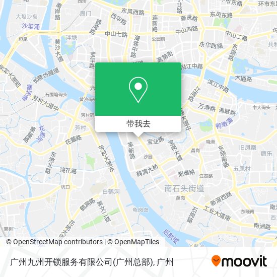 广州九州开锁服务有限公司(广州总部)地图