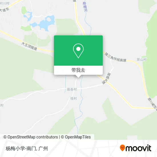 杨梅小学-南门地图