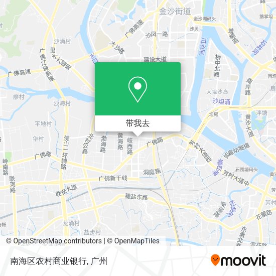 南海区农村商业银行地图