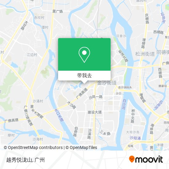 越秀悦泷山地图