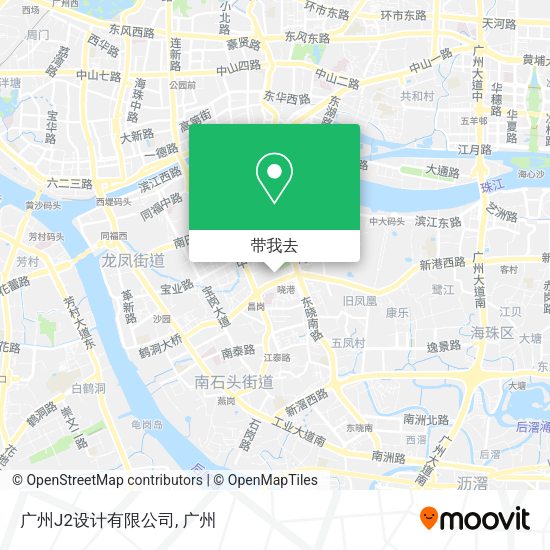 广州J2设计有限公司地图