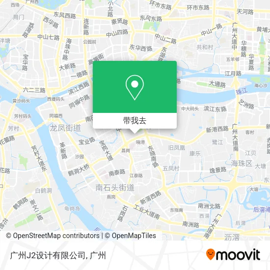 广州J2设计有限公司地图