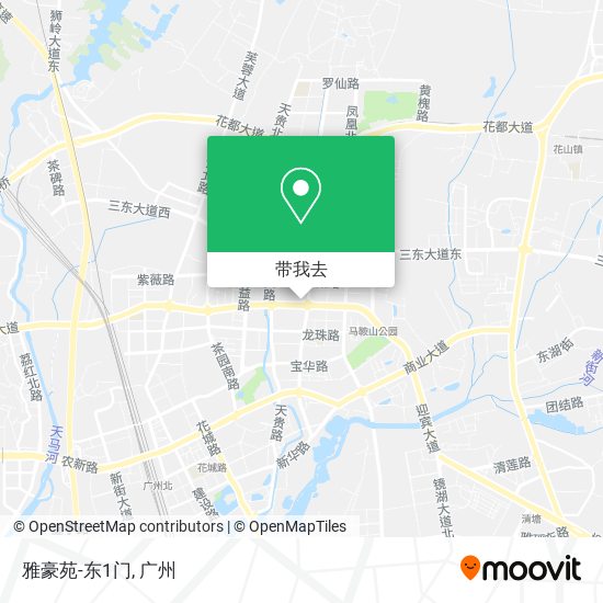 雅豪苑-东1门地图