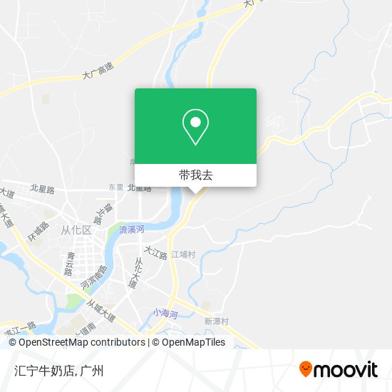 汇宁牛奶店地图