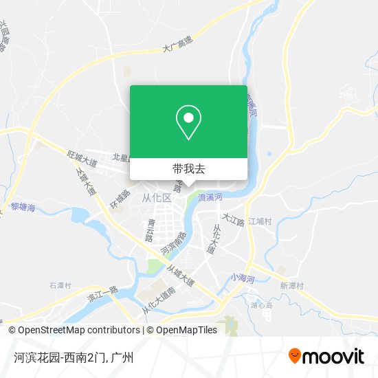 河滨花园-西南2门地图