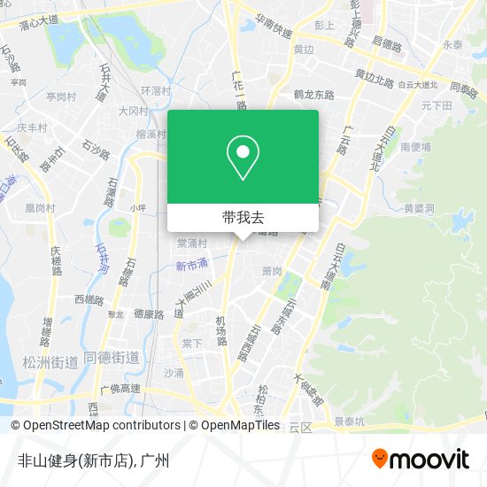非山健身(新市店)地图