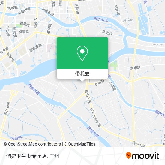 俏妃卫生巾专卖店地图
