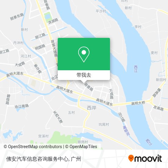 佛安汽车信息咨询服务中心地图