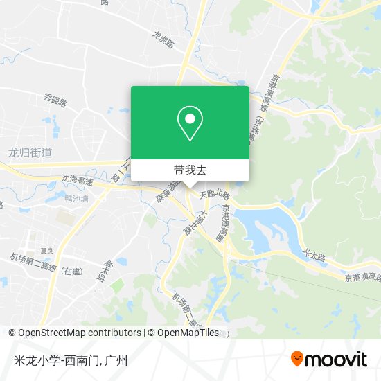 米龙小学-西南门地图