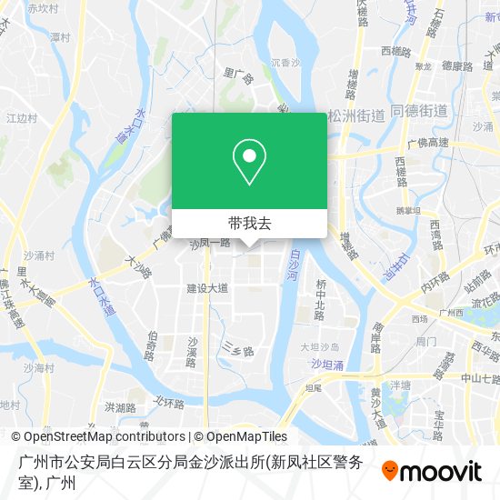 广州市公安局白云区分局金沙派出所(新凤社区警务室)地图