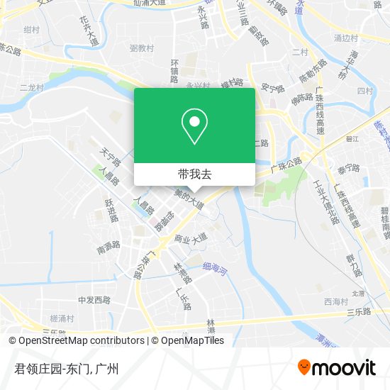 君领庄园-东门地图