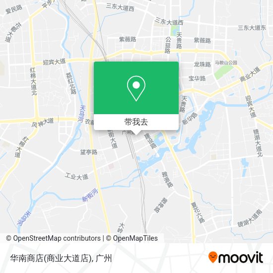 华南商店(商业大道店)地图