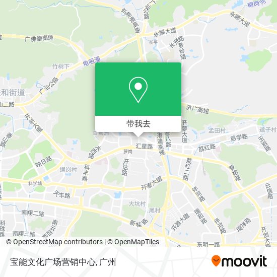 宝能文化广场营销中心地图