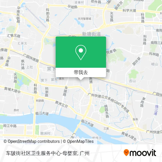 车陂街社区卫生服务中心-母婴室地图