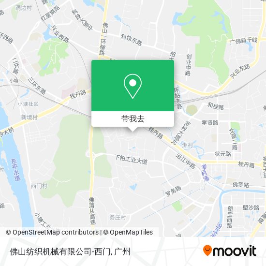 佛山纺织机械有限公司-西门地图