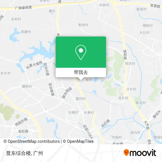 显东综合楼地图