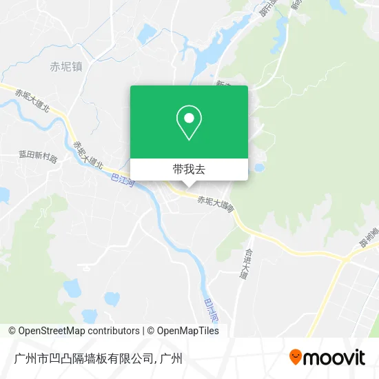 广州市凹凸隔墙板有限公司地图