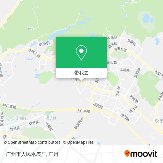 广州市人民水表厂地图