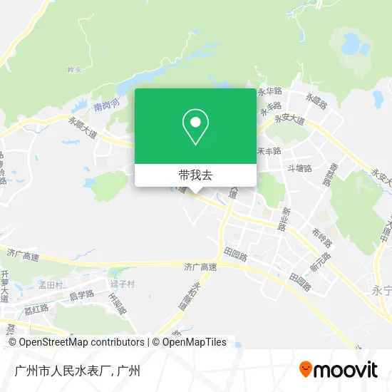 广州市人民水表厂地图