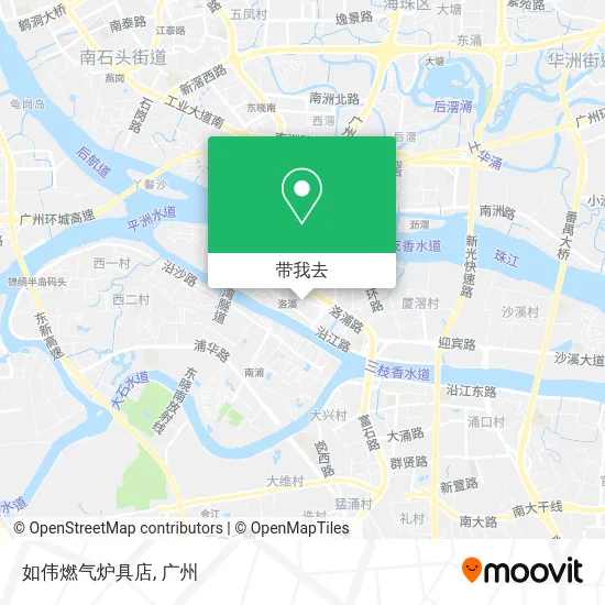 如伟燃气炉具店地图