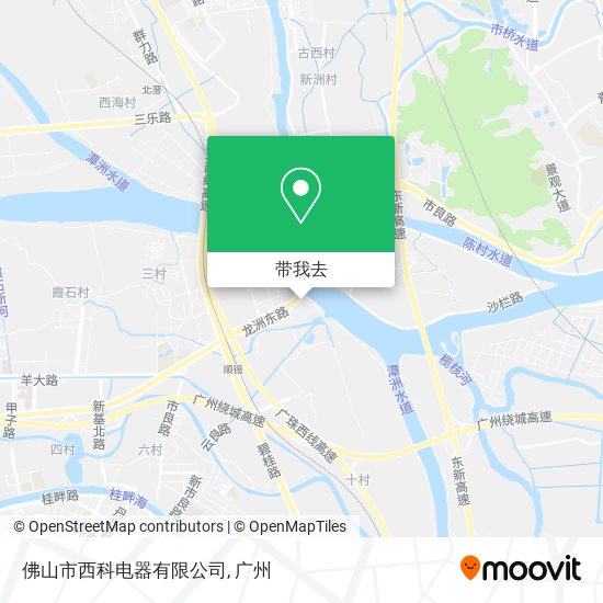 佛山市西科电器有限公司地图