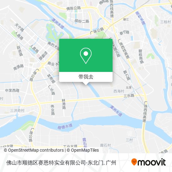 佛山市顺德区赛恩特实业有限公司-东北门地图