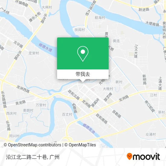 沿江北二路二十巷地图