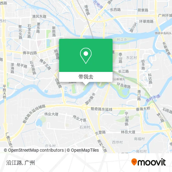 沿江路地图