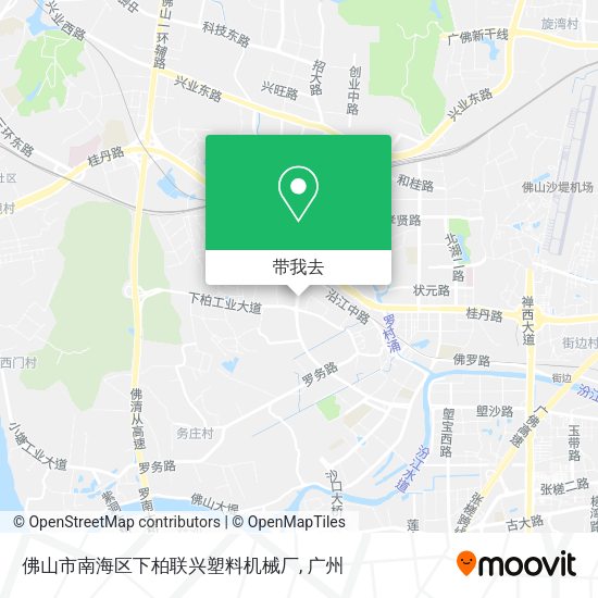 佛山市南海区下柏联兴塑料机械厂地图