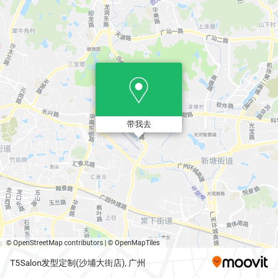 T5Salon发型定制(沙埔大街店)地图