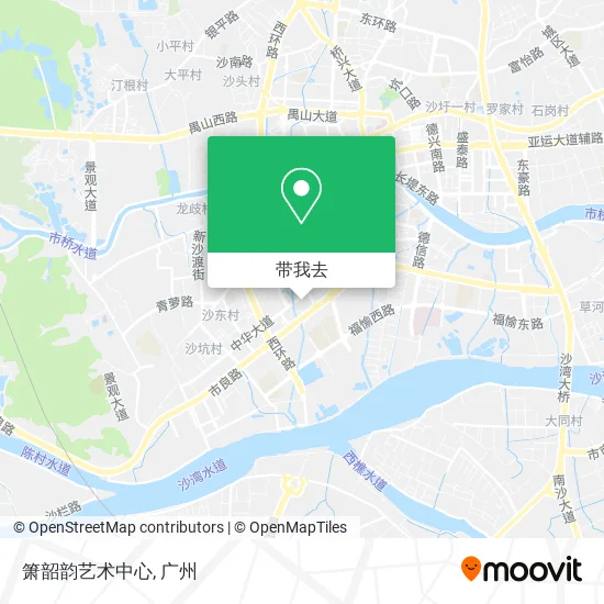 箫韶韵艺术中心地图