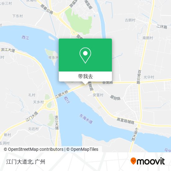江门大道北地图