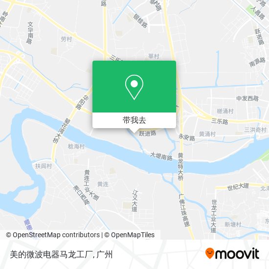 美的微波电器马龙工厂地图