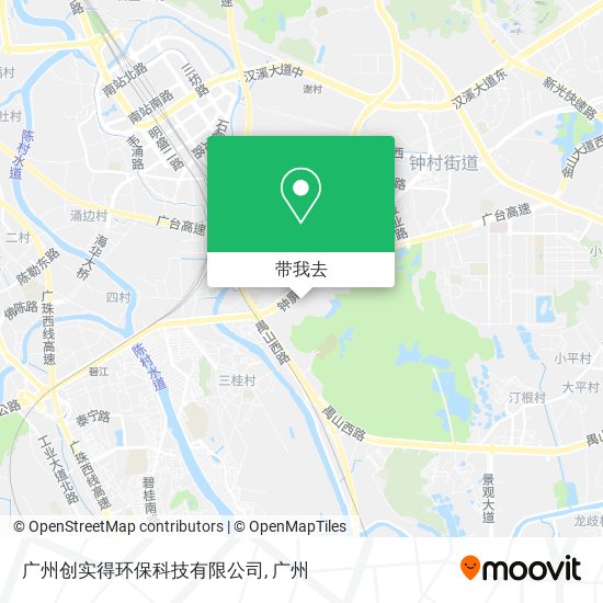 广州创实得环保科技有限公司地图