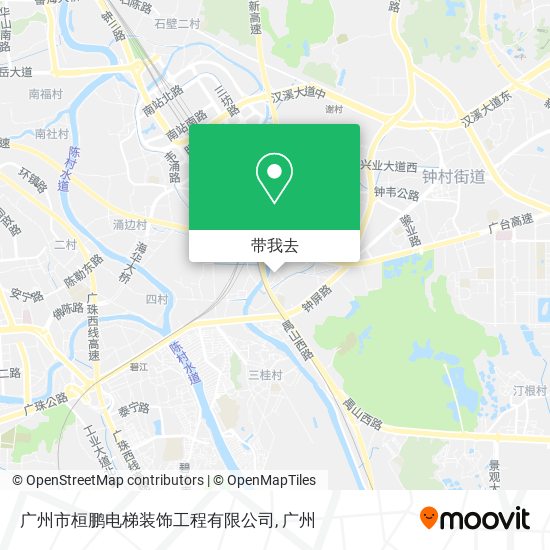 广州市桓鹏电梯装饰工程有限公司地图