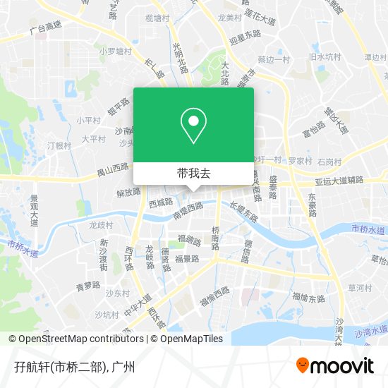 孖航轩(市桥二部)地图