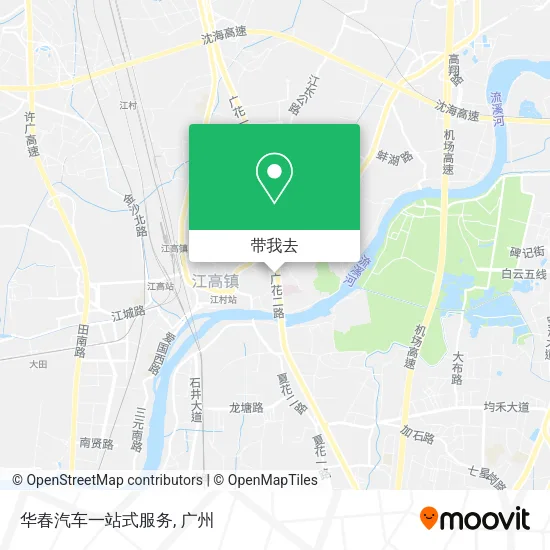 华春汽车一站式服务地图
