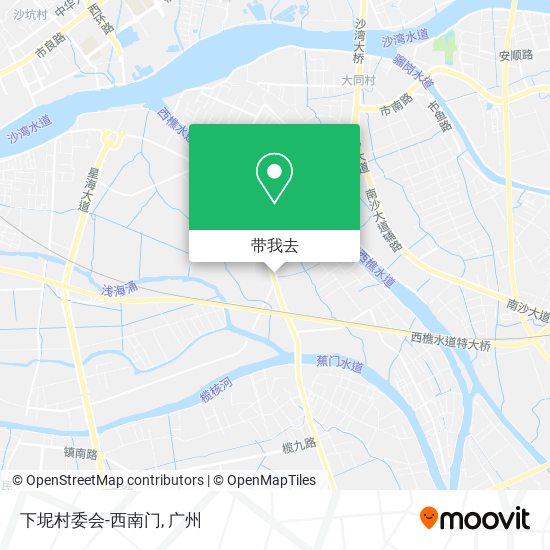下坭村委会-西南门地图