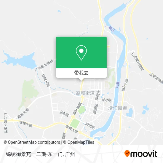 锦绣御景苑一二期-东一门地图