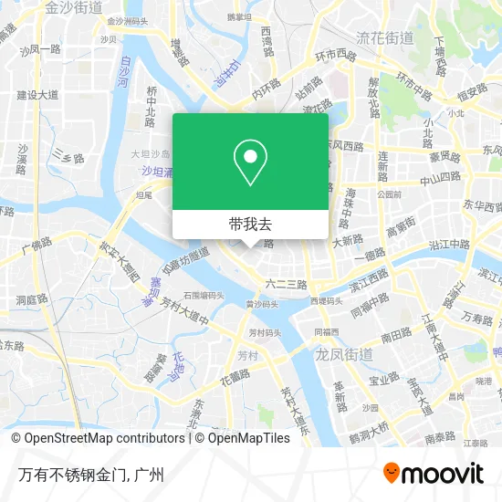 万有不锈钢金门地图