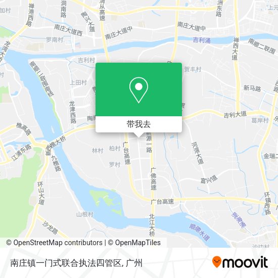 南庄镇一门式联合执法四管区地图