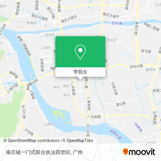 南庄镇一门式联合执法四管区地图