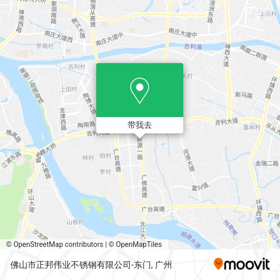 佛山市正邦伟业不锈钢有限公司-东门地图