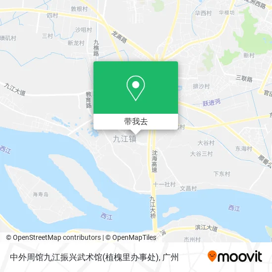 中外周馆九江振兴武术馆(植槐里办事处)地图