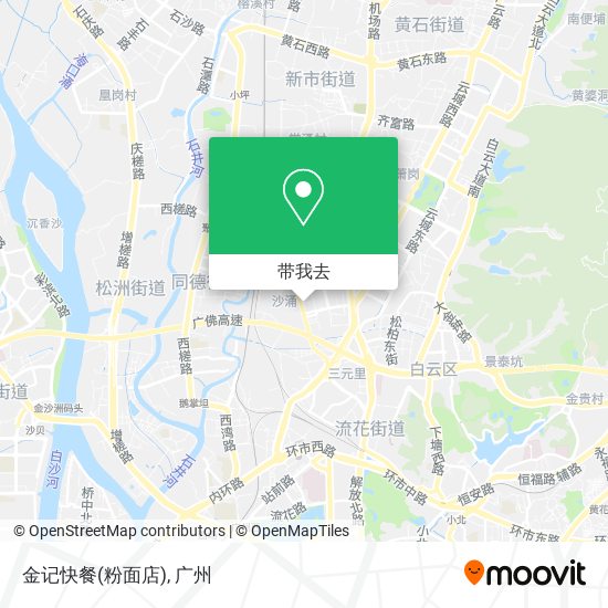 金记快餐(粉面店)地图