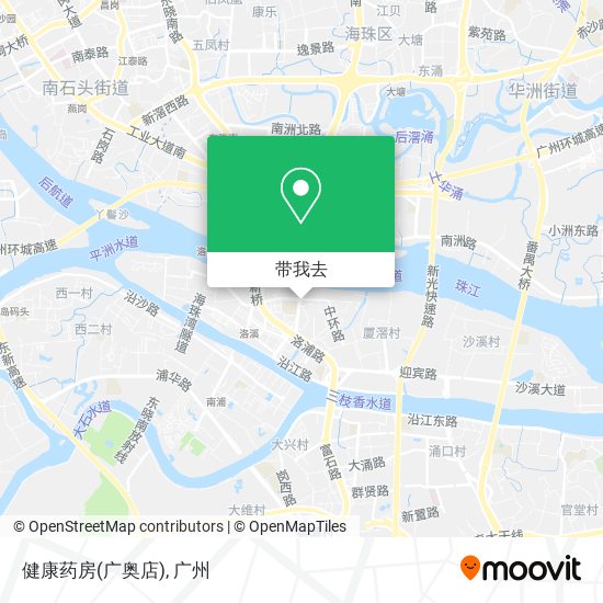 健康药房(广奥店)地图
