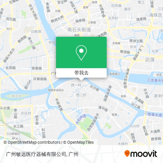 广州敏远医疗器械有限公司地图